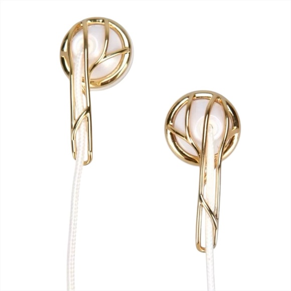 Frends Ella Earbud Headphones in Gold - Picture 1 of 6
